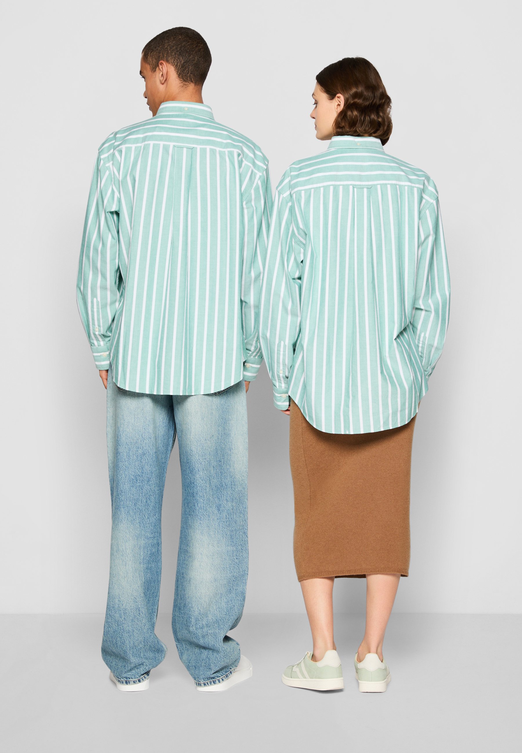 売れ筋商品|||ガント シャツ レディース トップス EXCLUSIVE HERITAGE 2.0 REL OXFORD STRIPE SHIRT - Blouse - deep green GANT EXCLUSIVE HERITAGE 2.0 REL OXFORD STRIPE SHIRT - Blouse