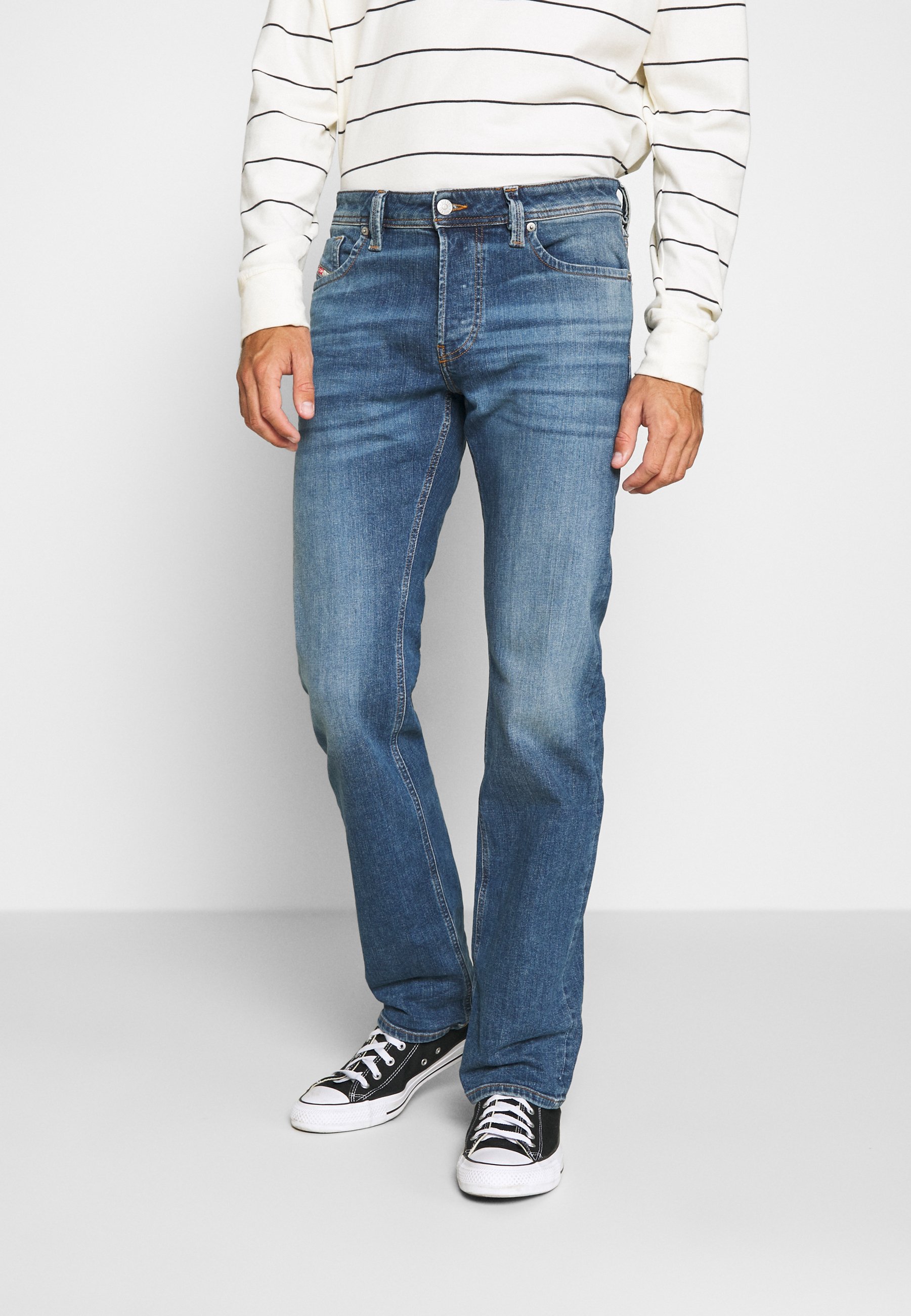 Diesel LARKEE-X - Straight leg jeans - indigo/blue denim - Zalando.co.uk