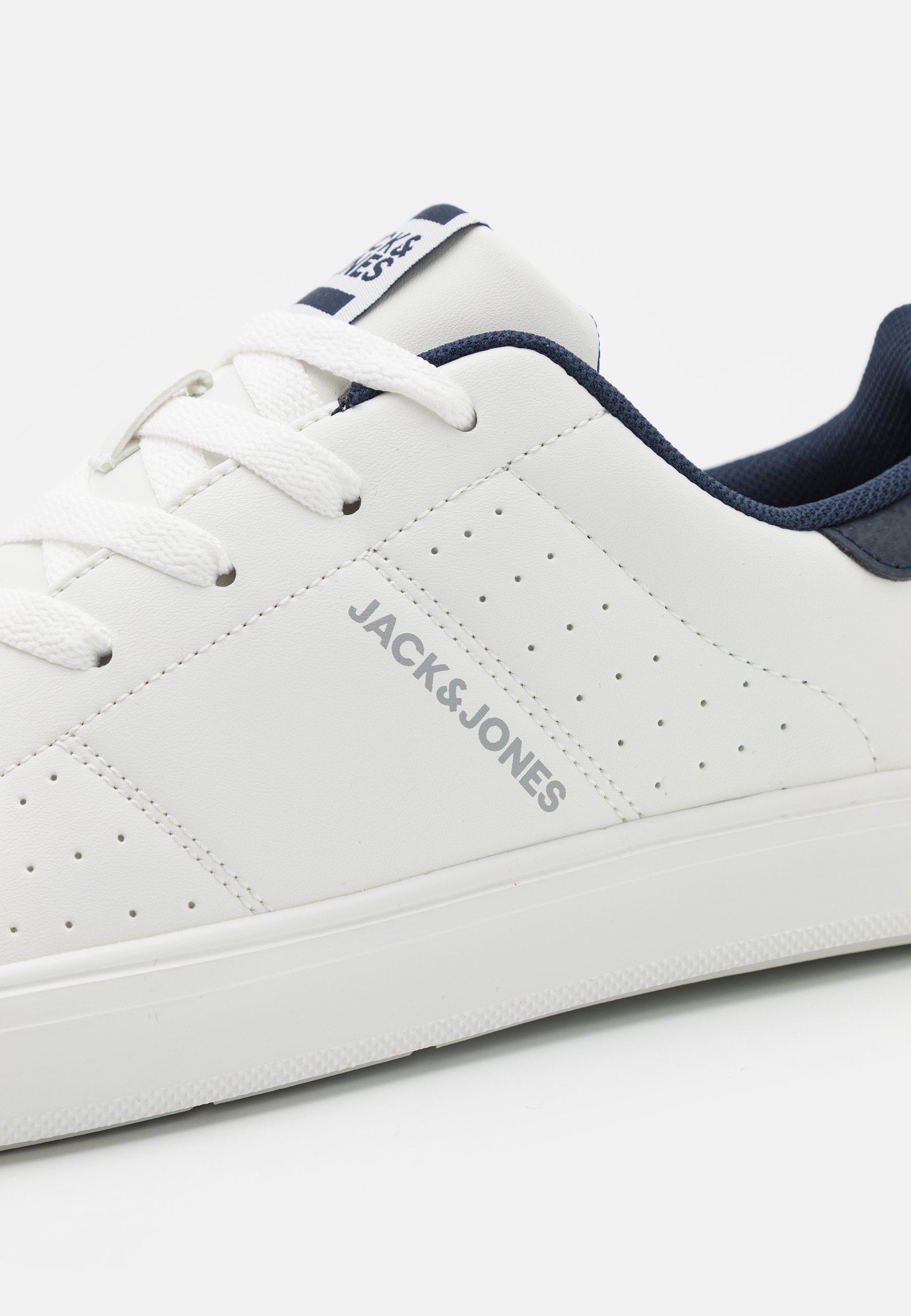 Jack \u0026 Jones JFWEALING - Sneakers laag - white/navy blazer/wit - Zalando.be