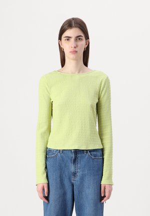 LONG SLEEVED WITH BOW CLOSINGS - T-shirt à manches longues - light green