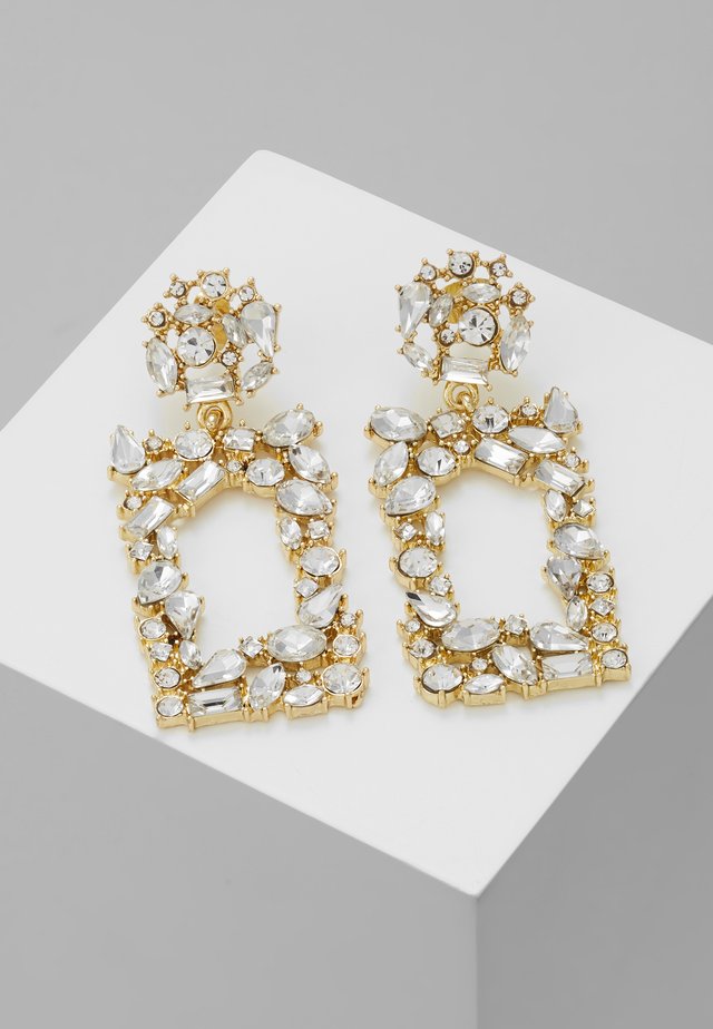 Boucles d'oreilles - gold-coloured/clear
