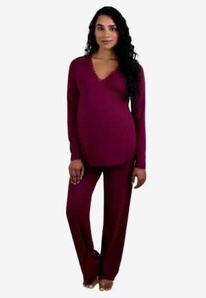 MATERNITY FIT - Pyžamová súprava - red