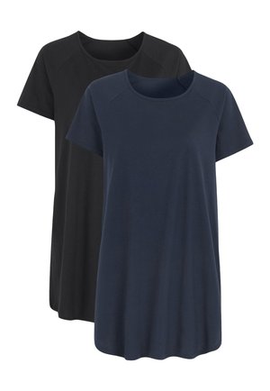 Cellbes of Sweden ALEX 2-PACK BIG - T-shirt - bas - navy/black