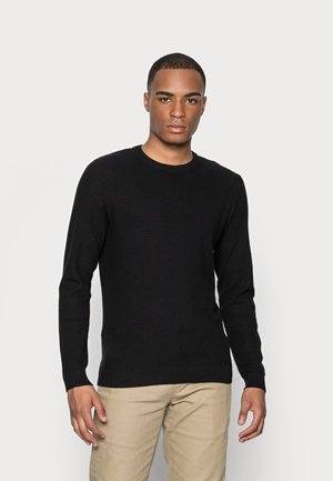 JJSTEVE CREW NECK - Svetr - black