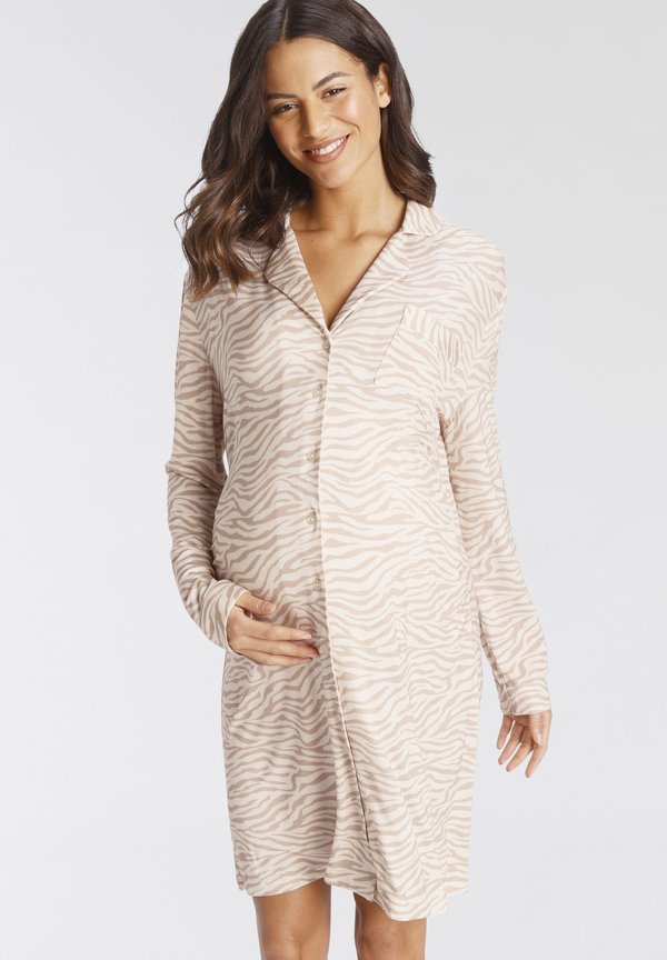 VIVANCE DREAMS MATERN - Nightie - beige zebra