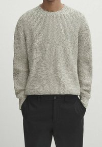 Massimo Dutti Strickpullover - beige