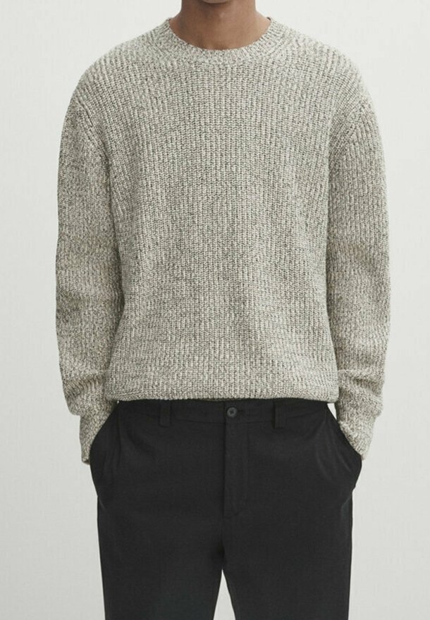 Massimo Dutti Strickpullover - beige