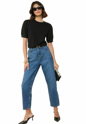 REGULAR FIT - Viršus - black