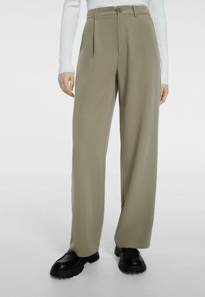 LONG - Housut - khaki