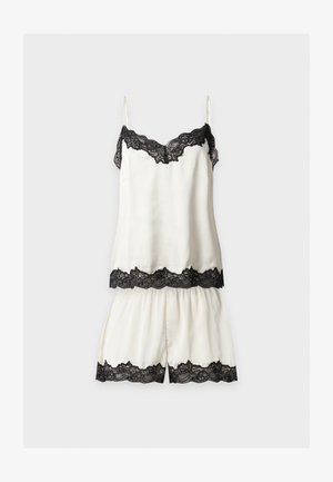 Lindex, CAMISOLE AND SHORT - Pidžaamakomplekt - dusty white