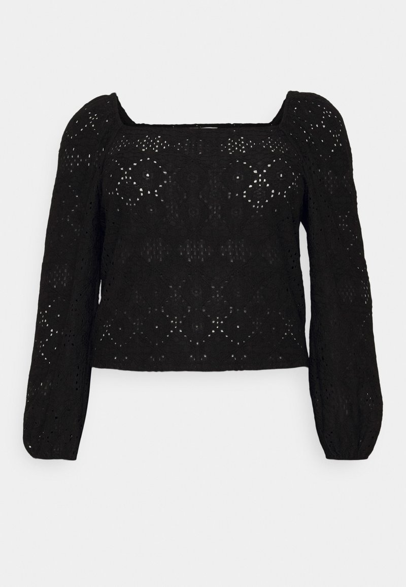 Object Curve Blouse zwart