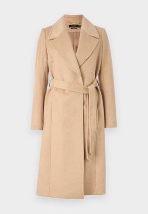 Lauren Ralph Lauren BELTED WOOL BLEND WRAP COAT - Mantel - camel