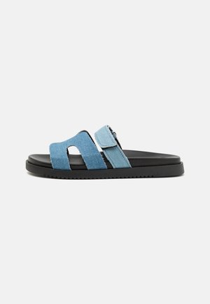 Steve Madden MISSILE - Muiltjes - blue denim