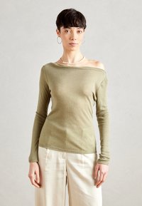 Anna Field - Top s dlouhým rukávem - khaki Miniatura obrázku 1