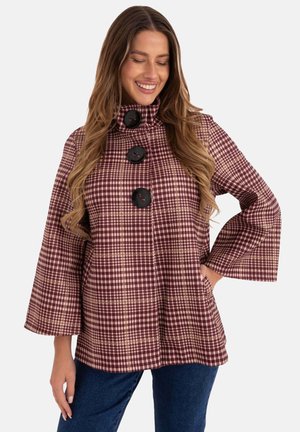 Kurzmantel - bordeaux