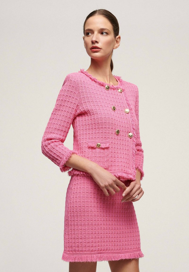 Veste Femme Luisa Spagnoli - Taille S, Couleur Bleu, Neuf Sans étiquettes, Style Basique Et Chic