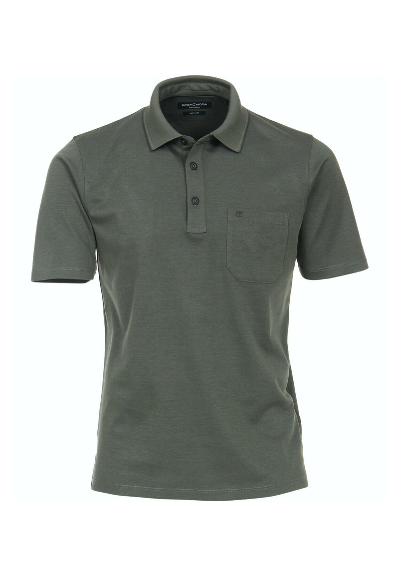 Herren T-Shirts basic | CASAMODA UNI Poloshirt grün - BA55592 Herren T-Shirts basic | CASAMODA UNI Poloshirt grün - BA55592