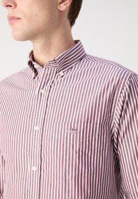 GANT REG POPLIN STRIPE - Chemise - wine red