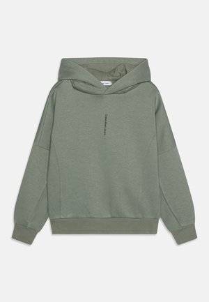 Calvin Klein Jeans MINIMALISTIC LOGO - Felpa con cappuccio - meteor green