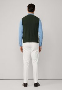 Hackett London Strukirani kaput - duck green