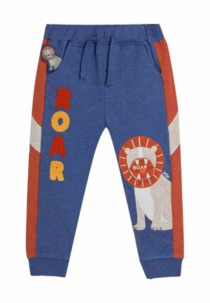 JoJo Maman Bébé REGULAR FIT - LION APPLIQUÉ JOGGERS - Spodnji deli trenirk - denim