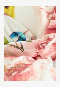 Unselected, white floral lime print