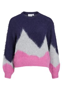 VIJANNA O NECK - Strikkegenser - rhodonite/opera mauve