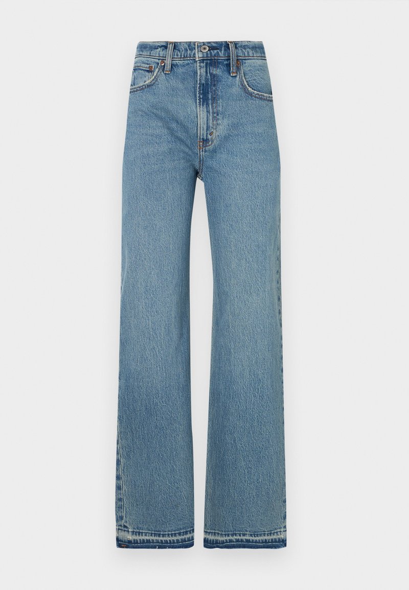 Abercrombie & Fitch Straight leg jeans blauw denim/bluedenim Abercrombie & Fitch Straight leg jeans blauw denim/bluedenim