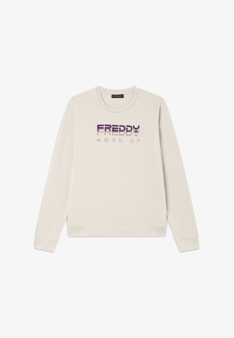 Freddy GIROCOLLO CON PERLINE SUL FRONTE - Sudadera - sugar swizzle