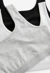 Next SCOOP CROP 3 PACK REGULAR FIT - Top - monochrome