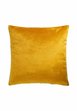 Next, 59X59CM MATTE VELVET CONTRAST PIPE UNISEX - Dekokissen - ochre yellow