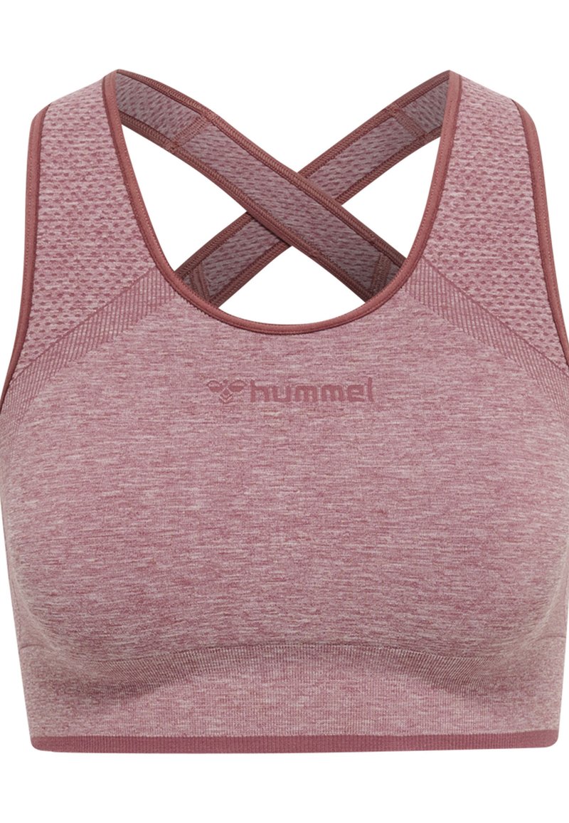 Damen Sportbekleidung | Hummel HMLMT UNA SEAMLESS Top dusky orchid melange/lila - AR48921 Damen Sportbekleidung | Hummel HMLMT UNA SEAMLESS Top dusky orchid melange/lila - AR48921