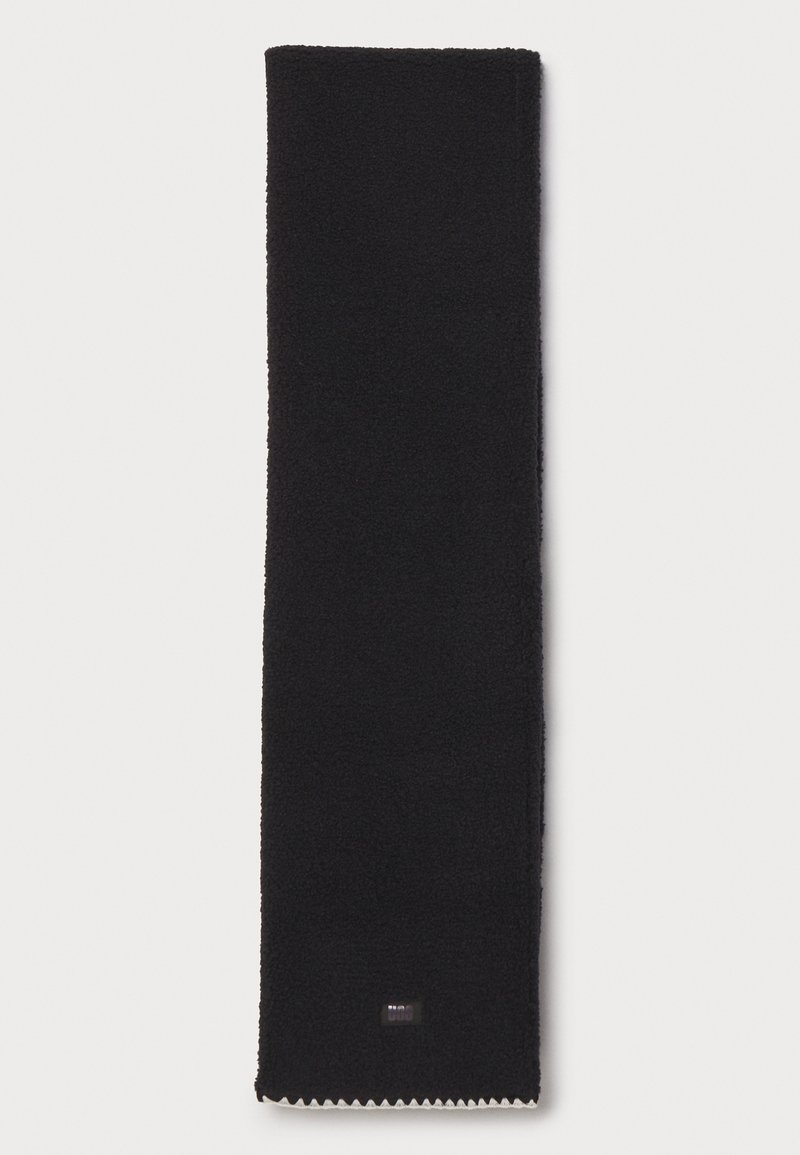 UGG FLUFF SCALLOPED SCARF UNISEX - Écharpe - black
