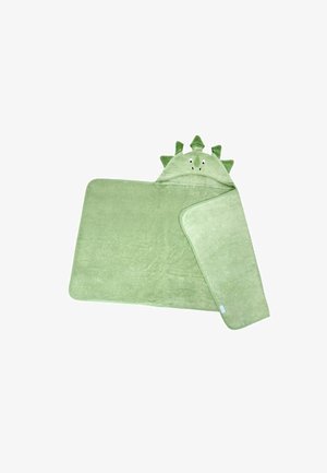 LARGE HOODED REGULAR FIT - Vannirätik - green dino