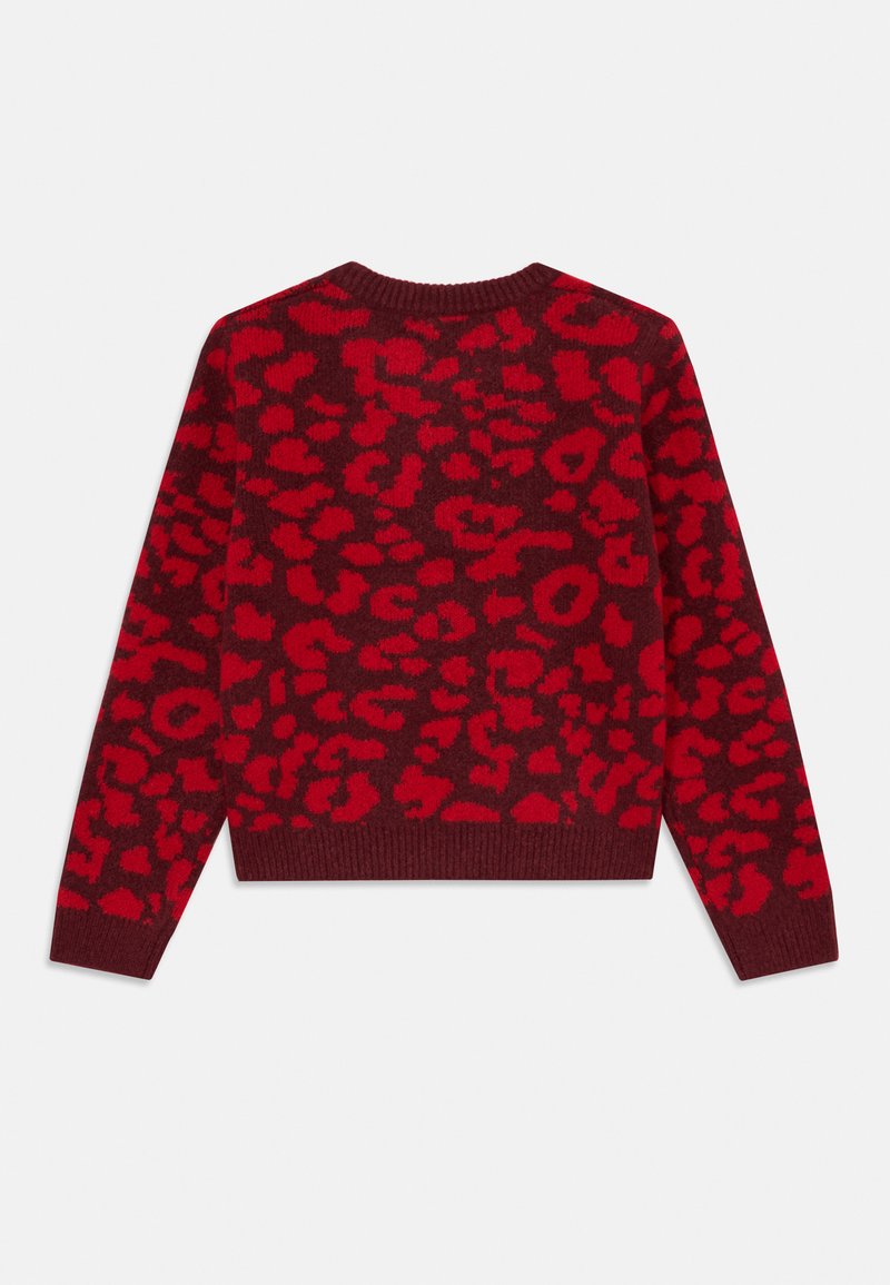 ONLY GIRLS KOGDORA LIFE LEO O NECK Maglione cabernet/salsa