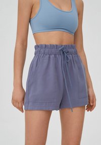 PULL&BEAR Shorts - mottled light blue