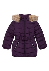 s.Oliver MIT ABNEHMBAREM KUNSTFELL - Wintermantel - lila