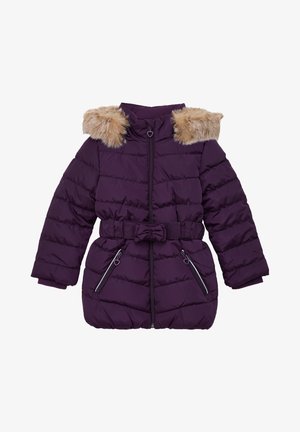 s.Oliver MIT ABNEHMBAREM KUNSTFELL - Wintermantel - lila