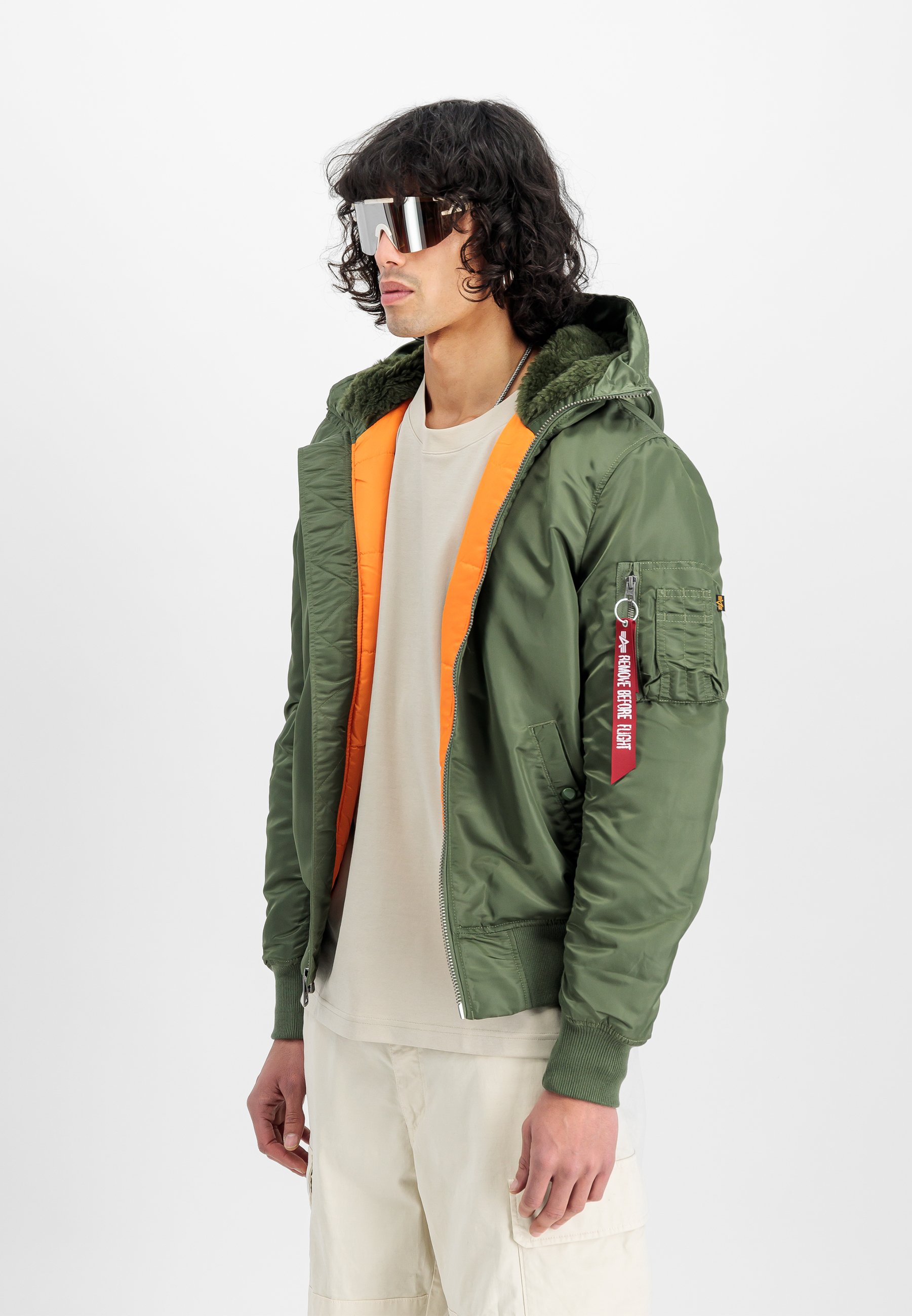 Alpha Industries Winter jacket - sage green/green - Zalando.co.uk