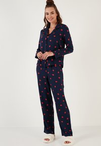 LELA REGULAR FIT - Pizsama szett - dark blue