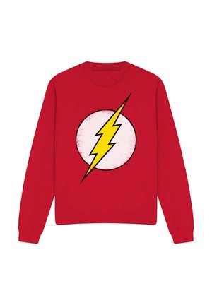 Cotton Soul, THE FLASH DISTRESSED - Sweatshirt - red