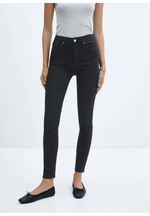 Skinny-Farkut - black denim