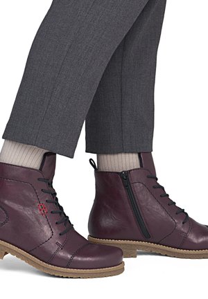 Rieker, RIEKER SCHNÜRSTIEFEL 73500 - Bottines à lacets - red