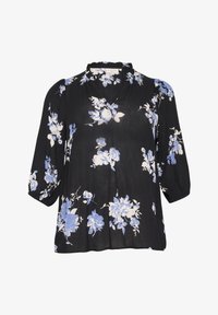 Non sélectionné, black   blue flower print