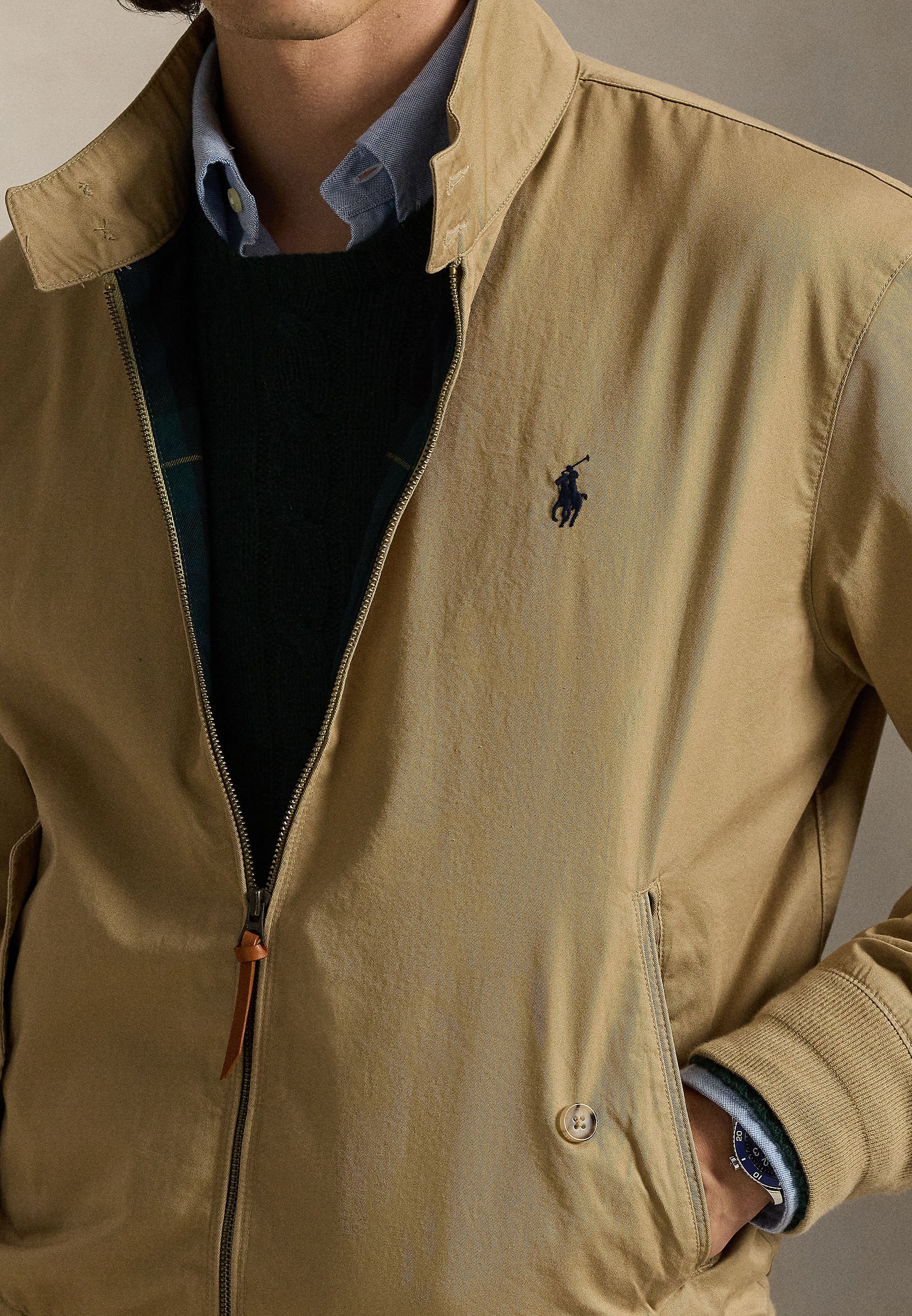 Polo Ralph Lauren BI-SWING - Jachetă de vânt - khaki uniform/bej