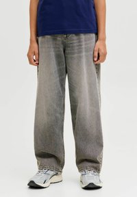 Jack & Jones Junior JJIALEX  - Traperice opuštenog kroja - black denim