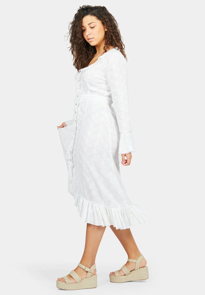 Isla Ibiza Bonita Cocktailkleid Festliches Kleid White Weiss Zalando De 