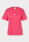 ESSENTIALS SMALL LOGO - Βασικό μπλουζάκι - power pink/white