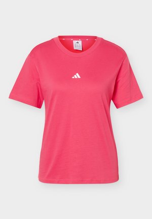 adidas Sportswear, ESSENTIALS SMALL LOGO - Βασικό μπλουζάκι - power pink/white
