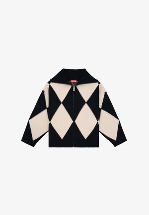 WRSTBHVR, WRSTBHVR CARDIGAN YAMAN KNIT JACKET - Gilet - black beauty
